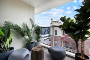 Stylish 1-Bedroom Stay with Balcony & Amenities