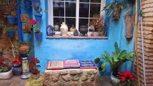 El patio azul Bohemio Mágico