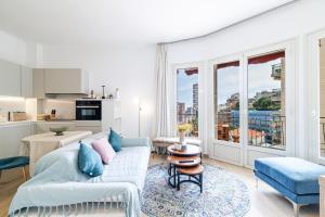 Bright 1BR Sea View & Terrace Monaco 8 min walk
