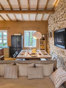 House With Pergola And Stunning Sunset On Elba