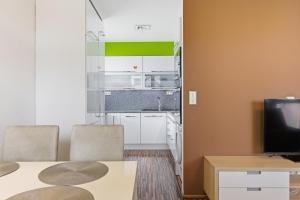 Apartment in a quiet part of Prague with a kitchen