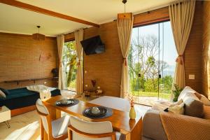 Cabana nas montanhas em Campos do Jordão