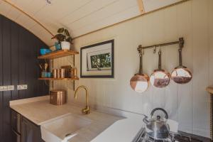 The Shepherds Hut at Hidden Wood Glamping