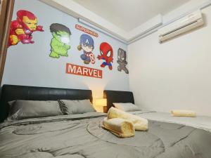 Cozy City Home 2BR - Kids Corner - Perfect for Family Twin Galaxy