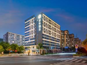 塩城 Manxin Hotel Yueda 889 Plaza, Yancheng High-speed Railway Station ホテル 客室