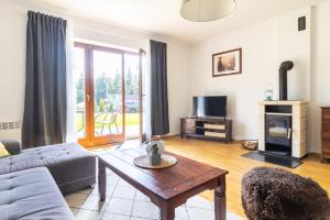 Apartament Południowy z widokiem- sauna, jacuzzi, kominek