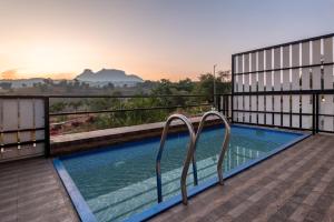 White House 3 BHK Villa With panoramic Hill Views, Glass Room, Outdoor Pool & Dam nearby