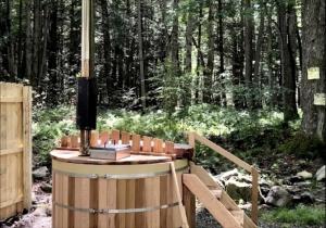 Romantic Dome with Hot Tub for an Incredible Couples Escape in Nature near Greentown, Pennsylvania