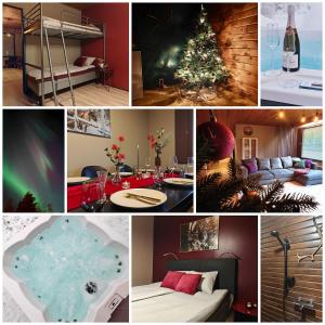 Villa Aurora Ounas - jacuzzi & sauna, next to ski center