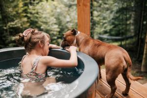 Tiny house nad potokiem