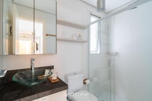 Apto c churrasq. a 800m da Praia, Jurerê SCA0208