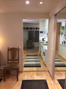 Easy living riverside in Arctic Circle