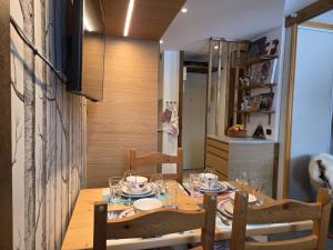 Studio divisible 4 pers avec balcon à Valmorel - FR-1-291-1027