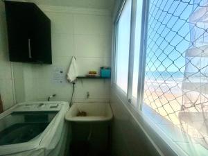 Ap Frente Mar, wi-fi, piscina, pet, check-in e check-out flexíveis