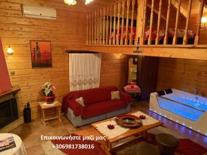 Finnish wooden suite for 2 people two levels