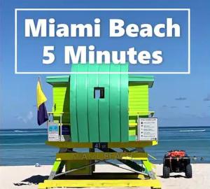 B10 7 MIN FROM MIAMI BEACH, 1 Bed Apartment, Design District & Wynwood