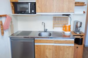 Studio pied des pistes, 1 chambre, 24 m2 au calme