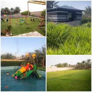 مزرعة أبو رامي ملعب كرة قدم ومسبح وألعاب مائية ومجالس واسعة