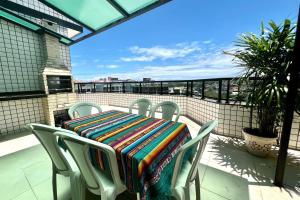 Cobertura Duplex Vista Mar e Churrasqueira