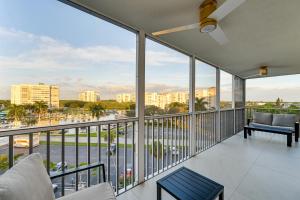 Walk to Beach Luxe Harbor-View Condo in Naples!