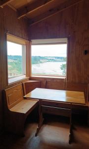 Cabaña vista al mar