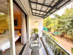 Arpora- Baga 3BHK Pool Villa with High-Speed Wifi & Workation Space