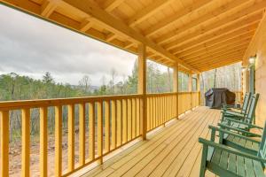 Smoky Mtn Cabin with Hot Tub and Scenic Views