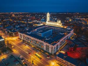 Stylish Radio City Loft in Kaunas Center with Rooftop Terrace