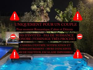 Unique! jacuzzi privé 35°C + cinéma Villa entière