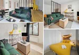 Studio rénové, calme, commerces & RER à 5 min