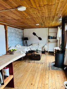 Cabaña con vista al mar y chimenea Robinson Crusoe