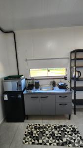 Ap Conteiner, 2 piso, studio moderno com vista 7min da praia de carro