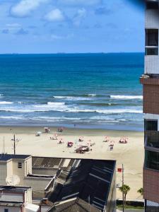 Pé na Areia! Sacada Vista Mar, Churrasqueira e Vaga