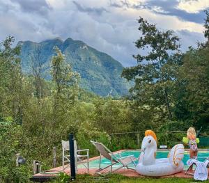 Le Case di Rosie, Tuscan Mountain View apartment with Pool