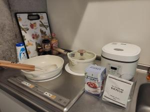 102Room,7-minute walk from Uguisudani Station located on the 1nd floor of an apartment-style building Twin room No elevator