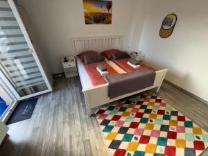 FeWo Elbo46 mit Balkon, Waschmaschine & Smart TV