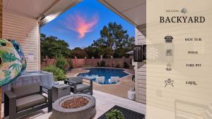 7BR 5BA w Pool Hot Tub Sport Court & Game Room