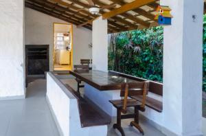 In Floripa, on a family vacation