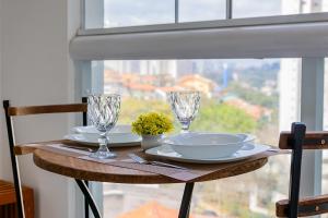 Studio Conforto com Piscina e Ar condicionado