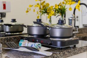 Studio Conforto com Piscina e Ar condicionado