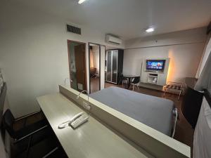 Hotel Mercu Paraiso Beneficência com garagem e cozinha 1209