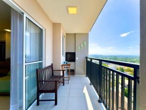 Apto Bal Picarras 150M PRAIA com PISICNA, Cozinha completa, sacada com CHURRASQUEIRA privativa, Wi Fi, PORTARIA 24h,vaga privativa de GARAGEM