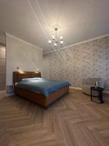 An apartment in central Riga with a view of the River