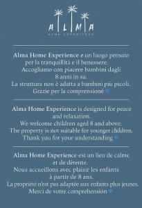 Alma Home Experience