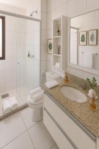 Mandara Lanai - Apto 101, bloco 12 - 2quartos, 3 wcs - Porto Dunas, pé na areia