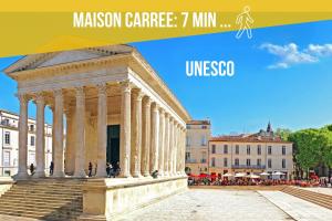 Les Esclafidous, centre ville- Proche Arènes & Maison Carrée