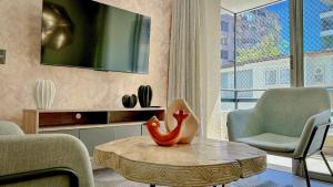 Acogedor departamento en Barrio el Golf con Aire acondicionadoCercano a Costanera Center y MUT