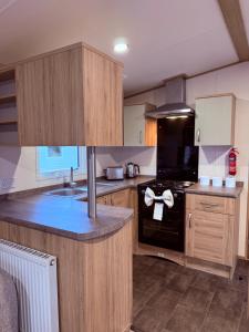 Hot tub retreat, at Tattersall Lakes caravan