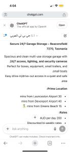 Le Soleil storage garage