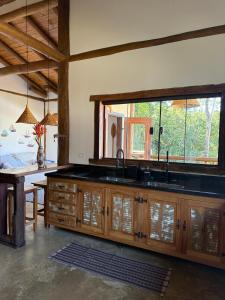 Chalé na montanha com vista pro mar de Itamambuca